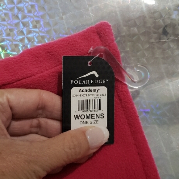NWT Polar Edge Pink Fleece Scarf - Picture 3 of 4